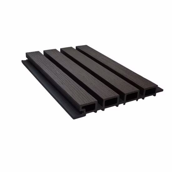 Revestimento de parede WPC Painel de parede exterior exterior Painel de parede de madeira de PVC moderno exterior